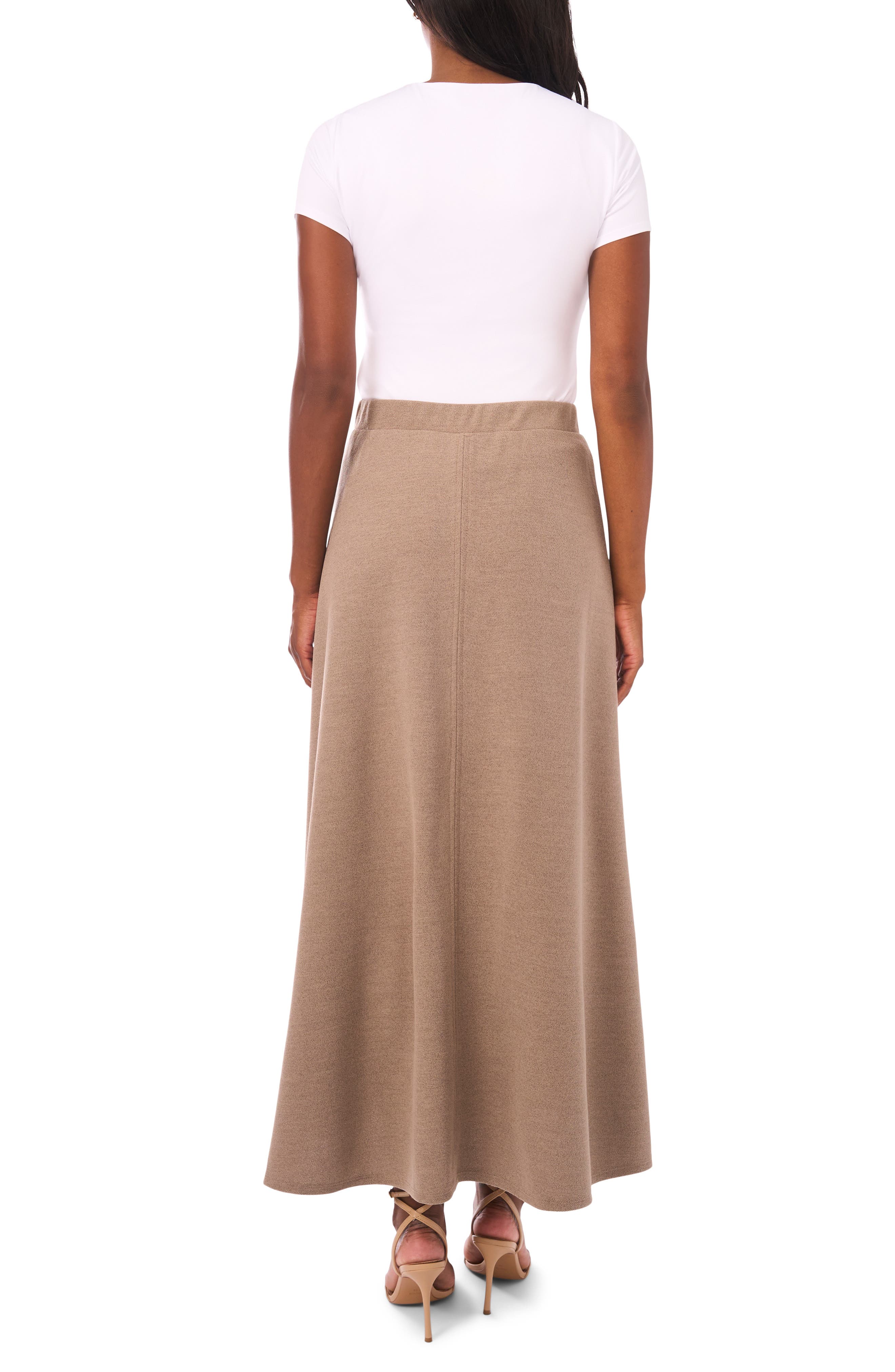 chiffon empire waist dress Long Sleeve Round Neckline Formal Wn 30 Stylish Plus Size Size:W36/30