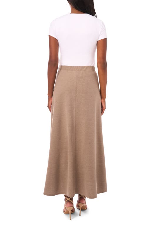Vince Camuto A-line Maxi Sweater Skirt In Brown