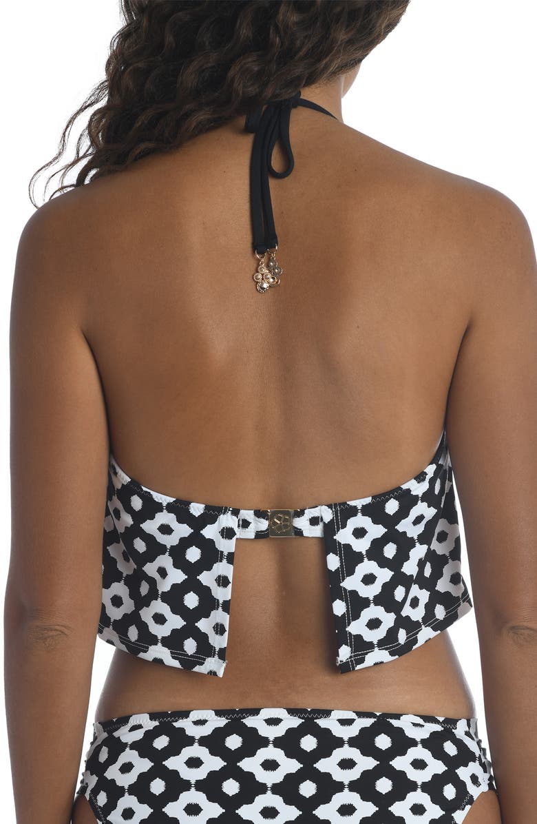 Trina Turk Onyx Scarf Tankini Top, Alternate, color,