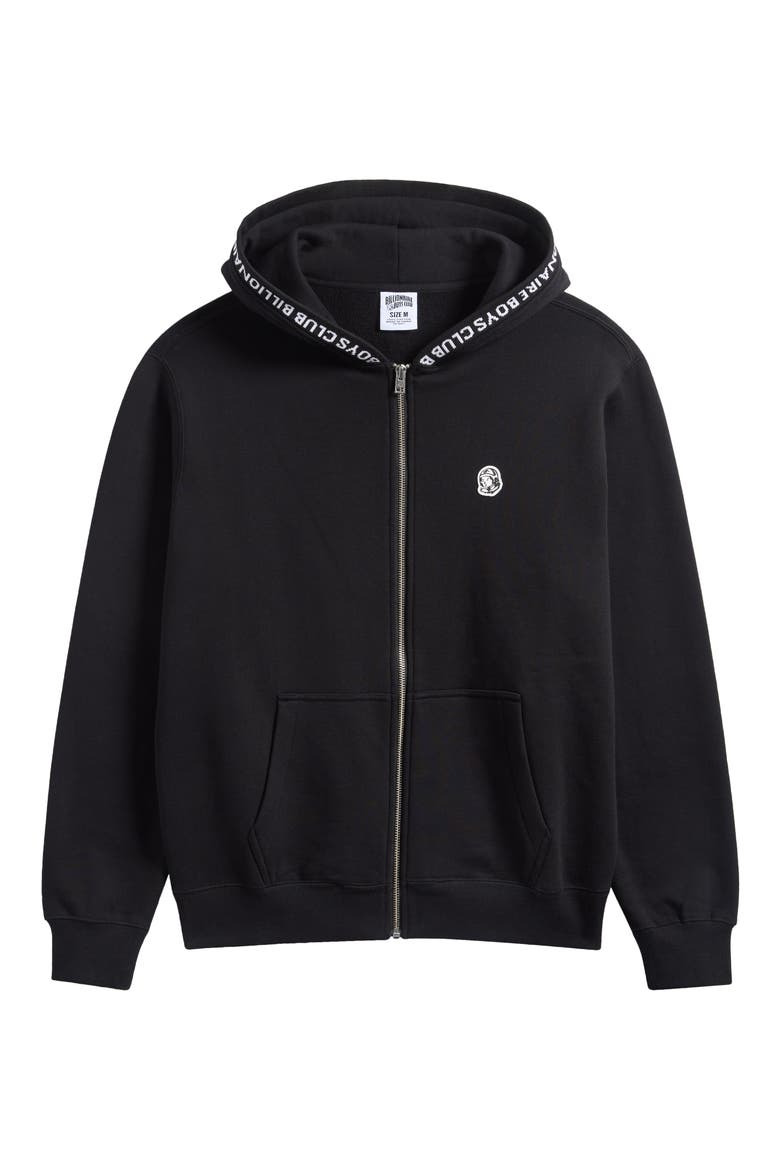 BB Orbit French Terry Zip Hoodie, Alternate, color, BLACK