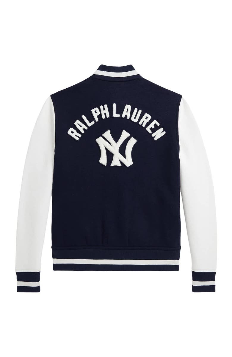 Polo Ralph Lauren Youth Polo Ralph Lauren Navy Yankees Fleece Jacket, Alternate, color,