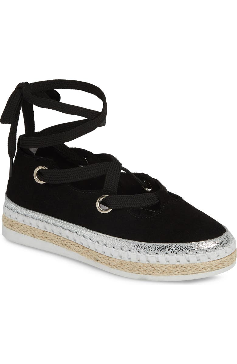 bernie mev. TW189 Lace-Up Flat, Main, color,