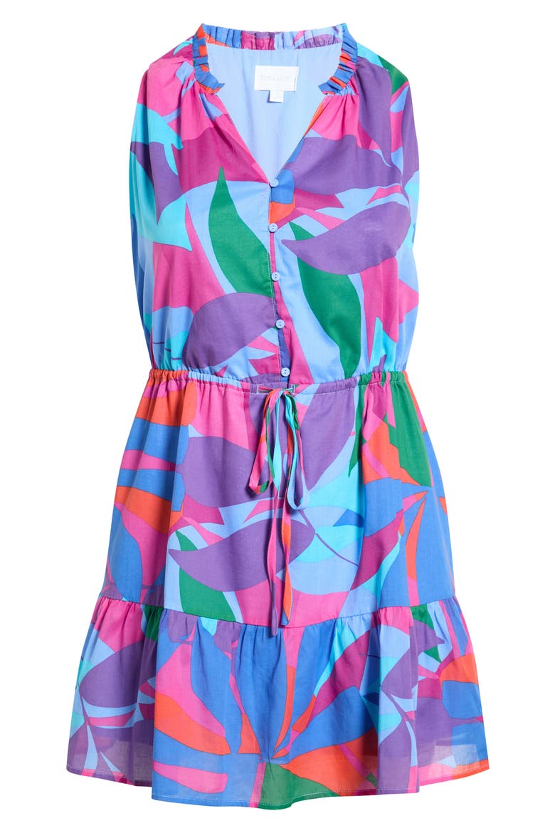 Vemmy Abstract Itzel Sleeveless Dress, Alternate, color, MAGENTA-BLUE-GREEN