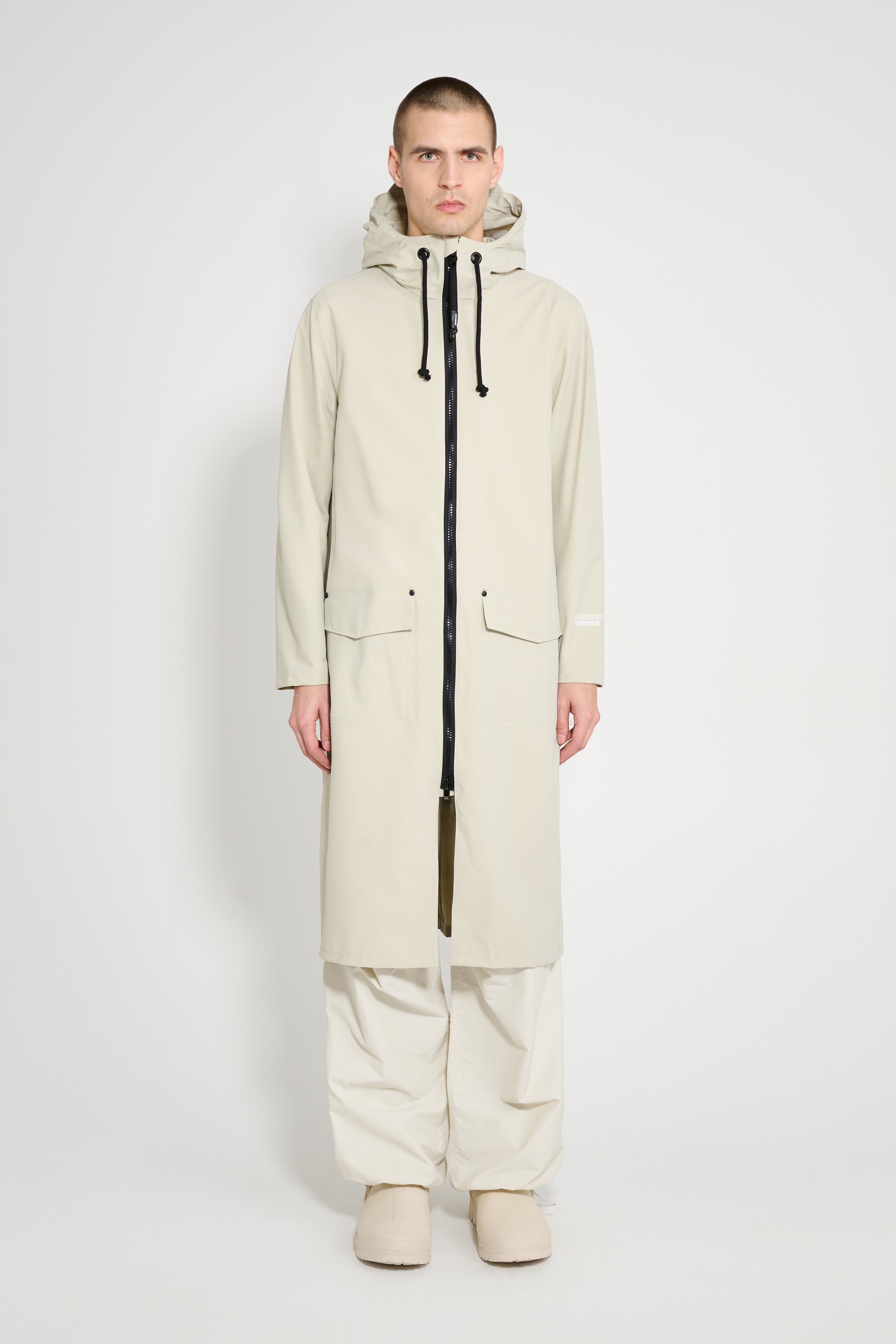 Stockholm Long Patch Matte Raincoat - image 3