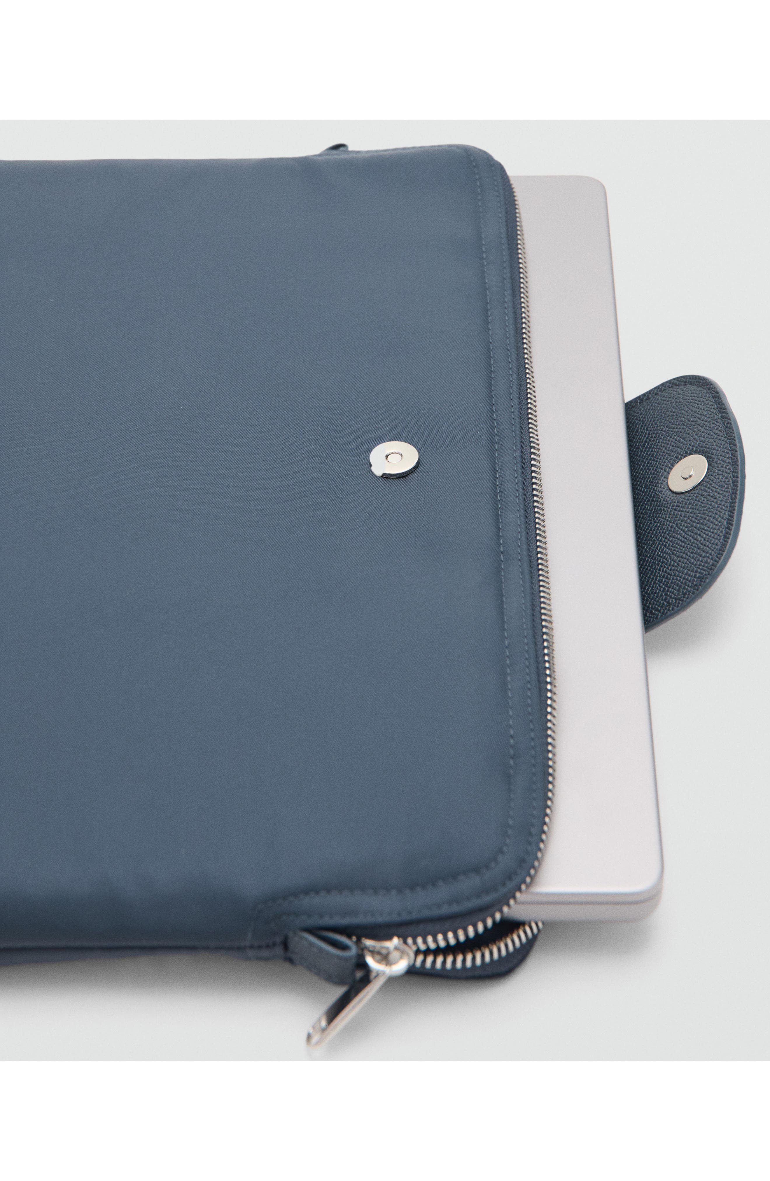 MANGO Nylon Laptop Case, Alternate, color, Navy