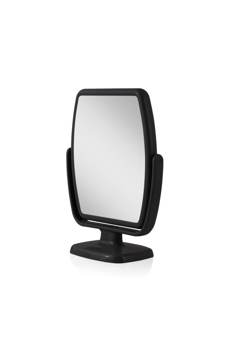 Zadro Geo Makeup Mirror with Magnification, Alternate, color, Black