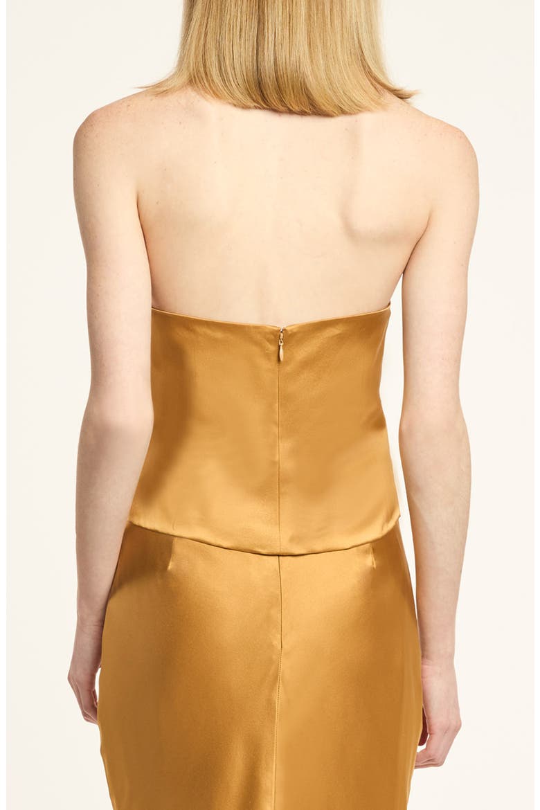 Hallie Rosette Silk Top, Alternate, color, HONEY CLOVE