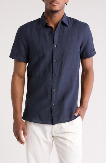 Perry Ellis Short Sleeve Woven Shirt | Nordstromrack