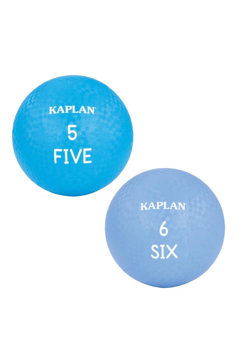 Kaplan Early Learning Company Colored Playground Balls - Set of 6, Alternate, color, Multicolored