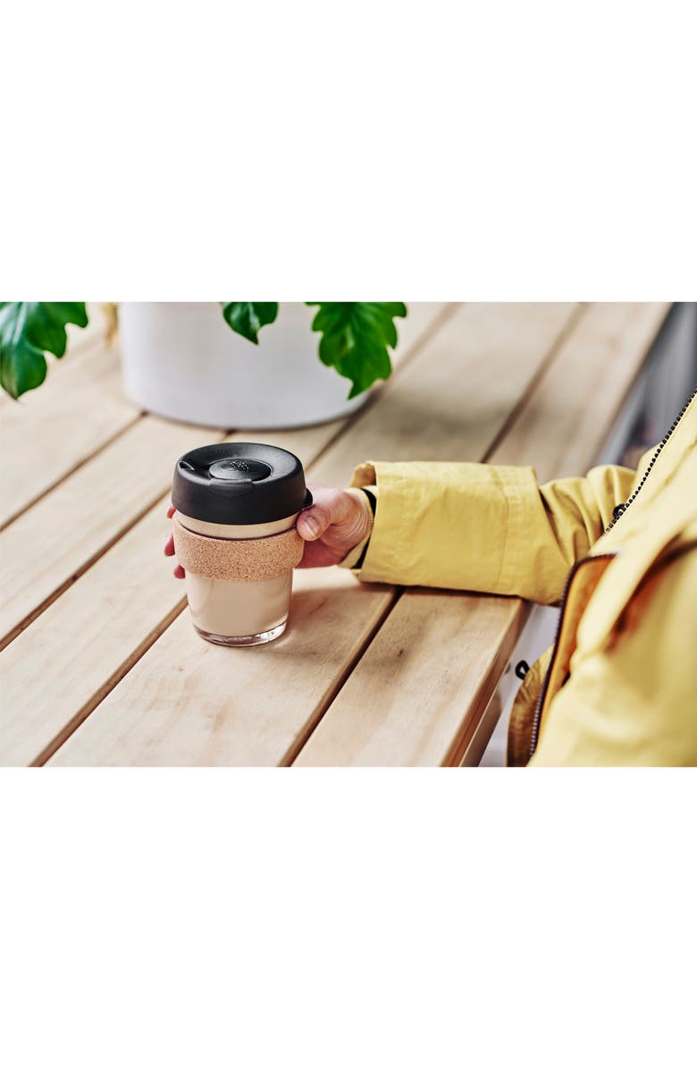KEEPCUP 12-Ounce Brew Cork Coffee Glass, Alternate, color, 
