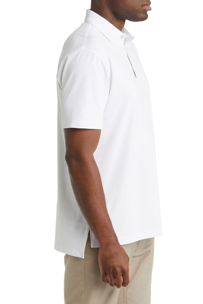 Solid Performance Polo, Alternate, color, WHITE