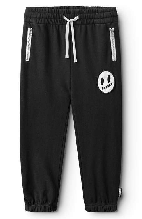 Nununu Kids' Smile Sweatpants in Black 