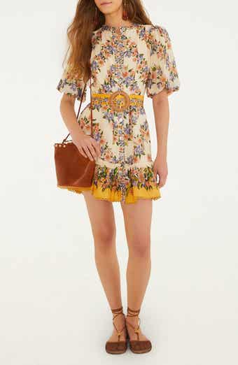 Hilo Stripes & Sand Belted Minidress