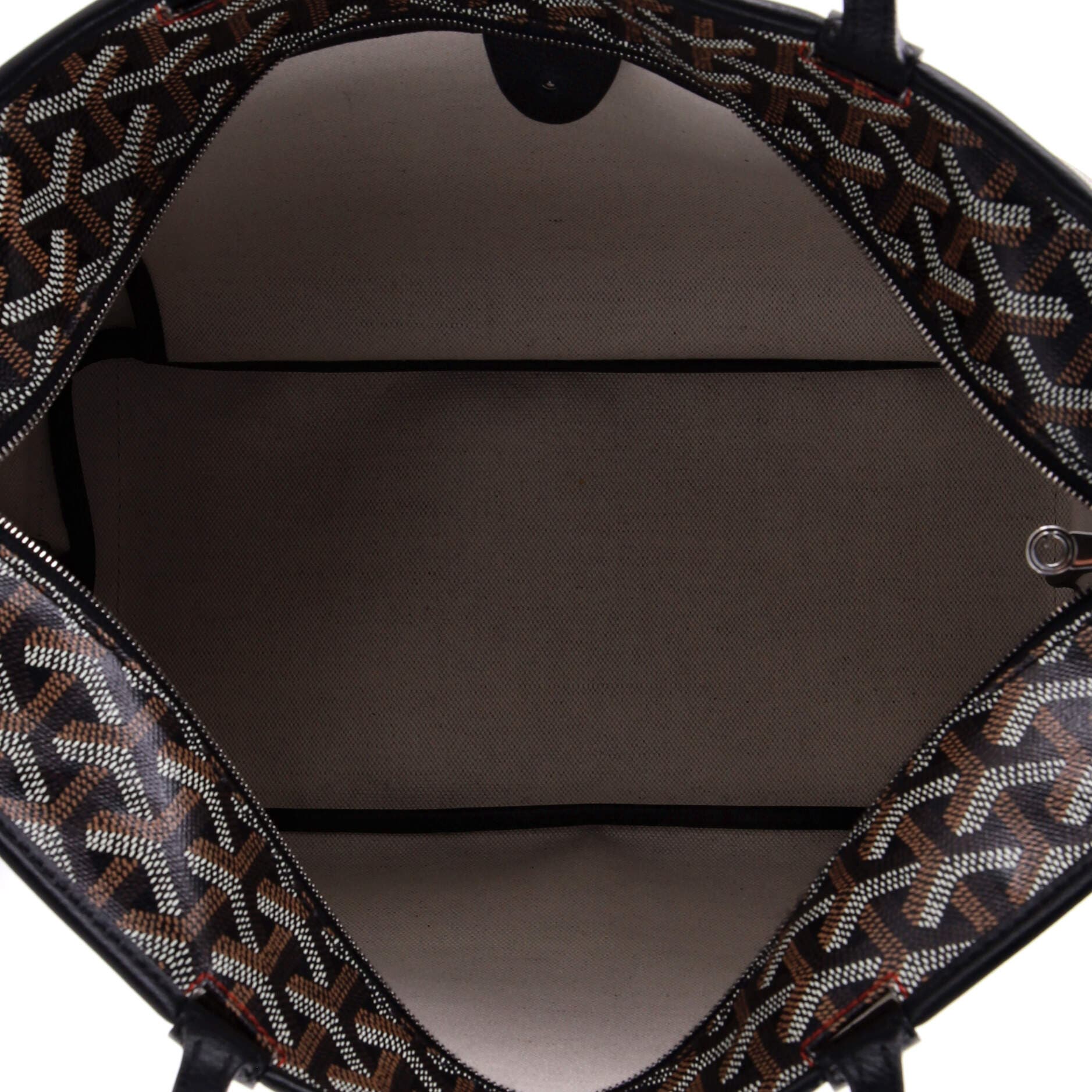 Pre-Owned Goyard Artois Tote Coated Canvas PM, Alternate, color, Black