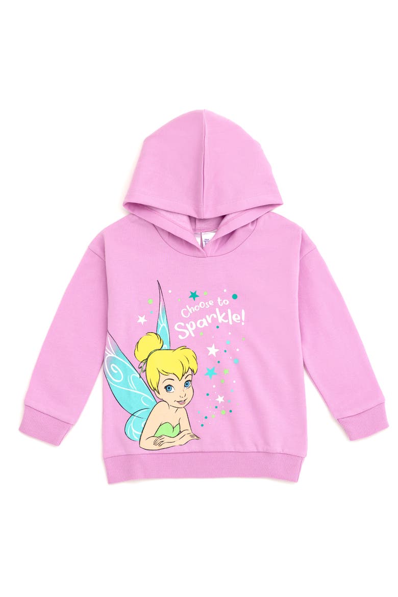 Peter Pan Tinker Bell 2-Piece Fleece Hoodie and Leggings Set, Alternate, color, Tinkerbell Pink Grey
