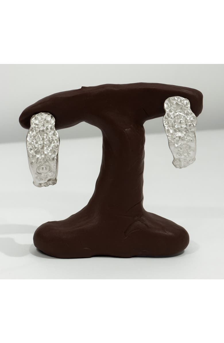 By Georgia Dreamer Hoops, Alternate, color, Sterling Silver