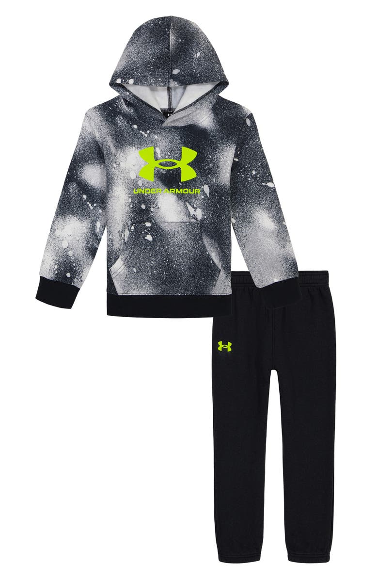 Under Armour Kids' Rival Performance Pullover Hoodie & Sweatpants Set, Main, color, 