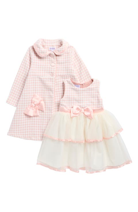 Kids' Textured Party Dress & Coat Set (Toddler & Little Kid)