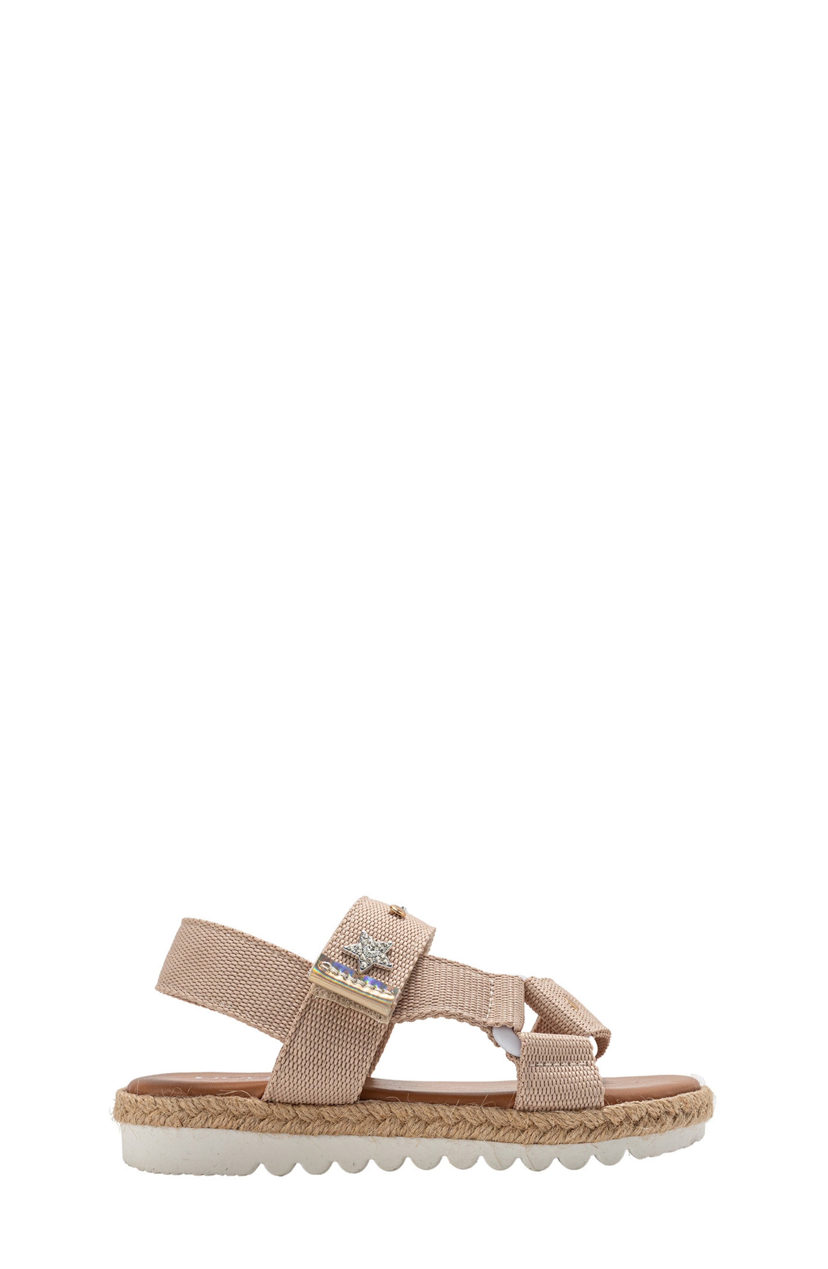 bebe Kids' Pearla Sandal, Alternate, color, Tan
