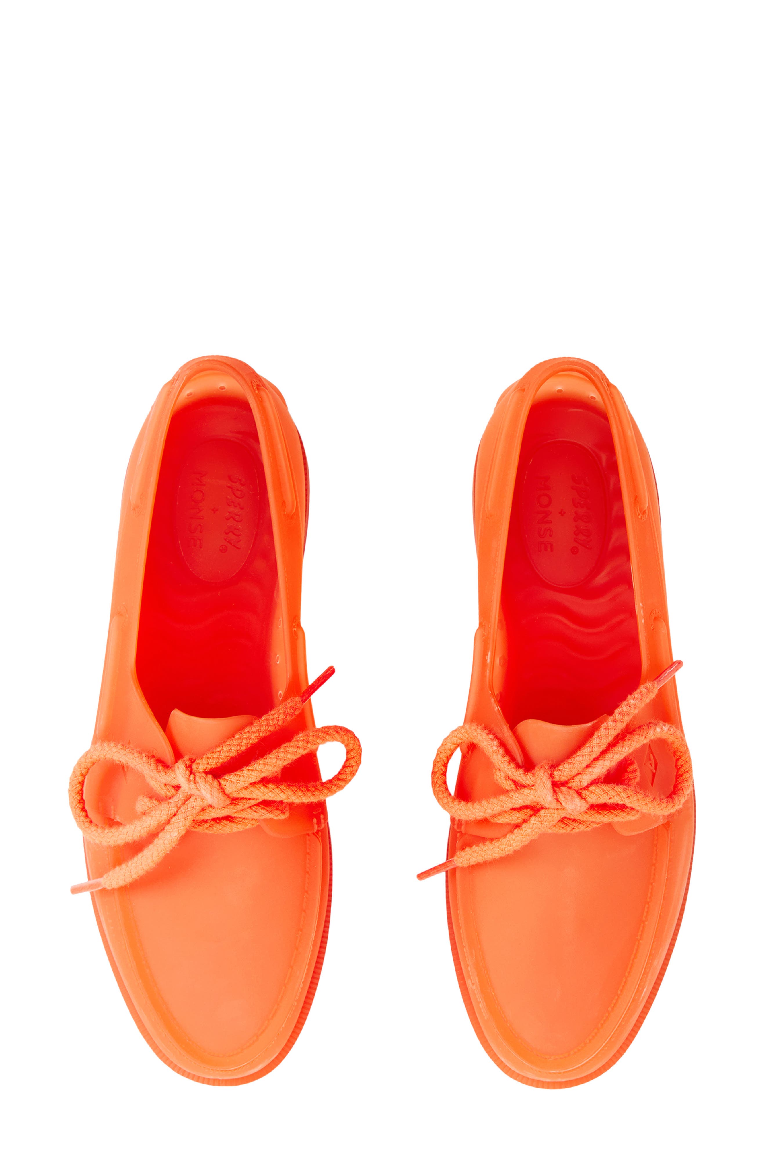 x Monse Authentic Original™ 2-Eye Jelly Boat Shoe, Alternate, color, BRIGHT ORANGE