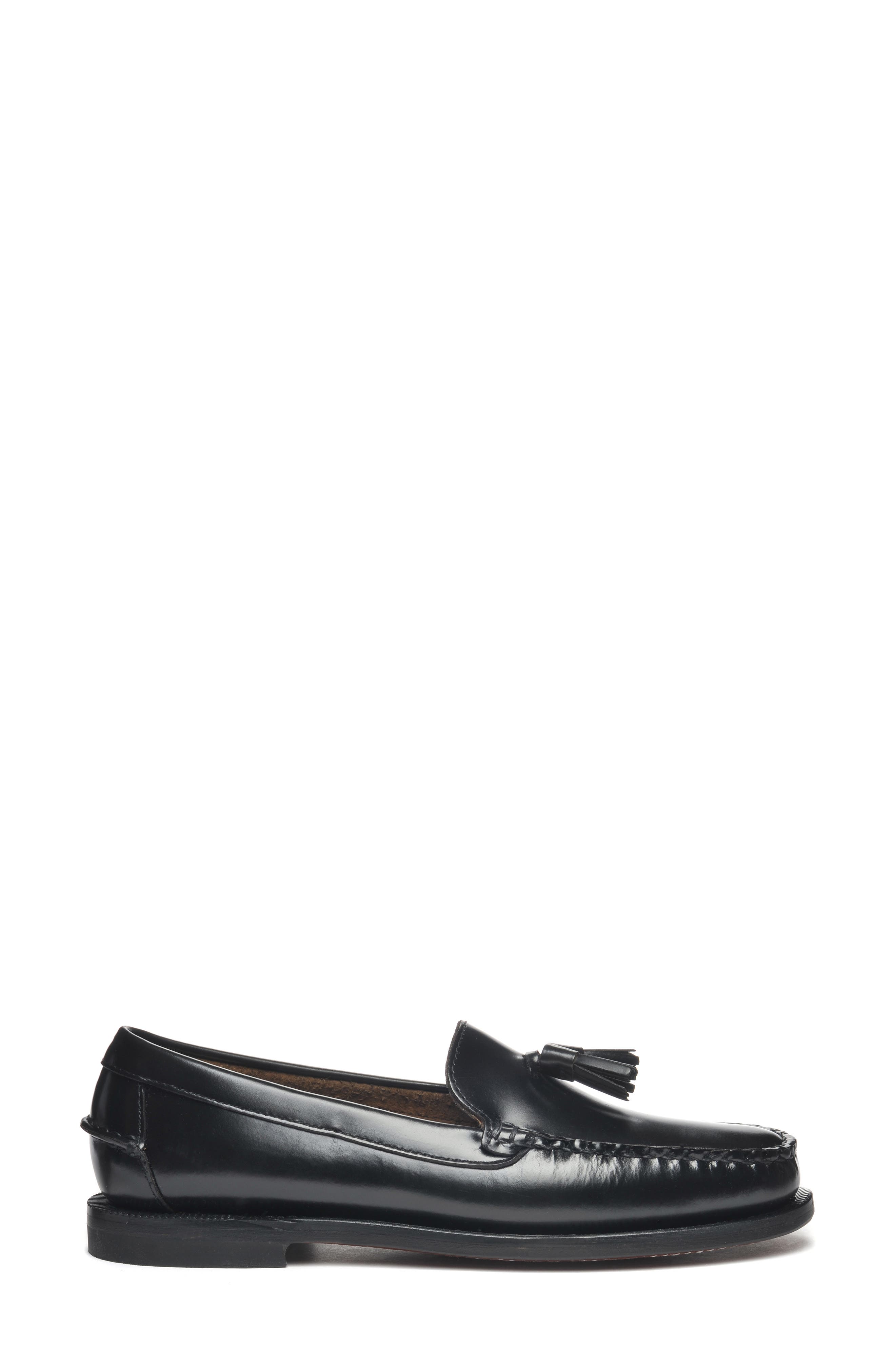 Classic Will Tassel Loafers, Main, color, BLACK