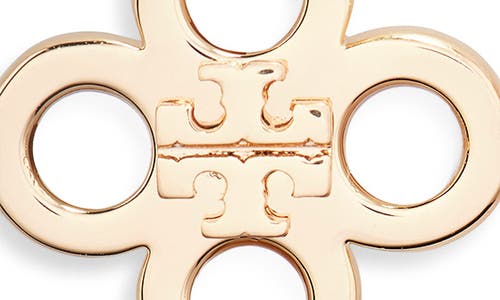 Tory Burch Kira Mother-of-pearl Clover Stud Earrings In Tory Gold/mother Of Pearl