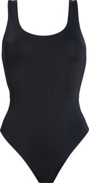 LEFT ON FRIDAY Double Scoop One-Piece Swimsuit