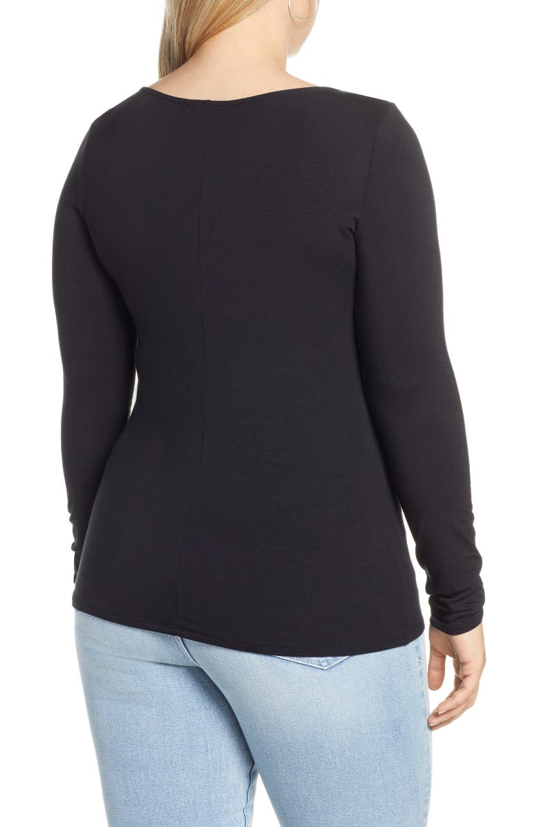 Halogen<sup>®</sup> Ballet Neck Tee, Alternate, color, 