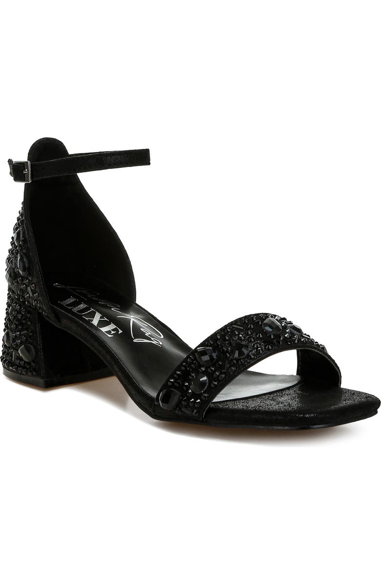 LONDON RAG Nocturnal Sandal, Main, color, Black