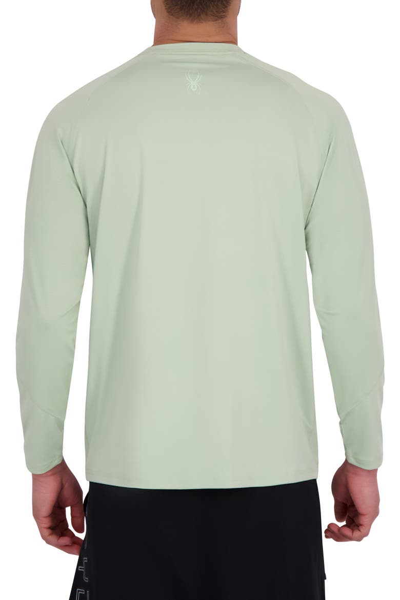 Long Sleeve Waffle Rashguard, Alternate, color, LAUREL GREEN