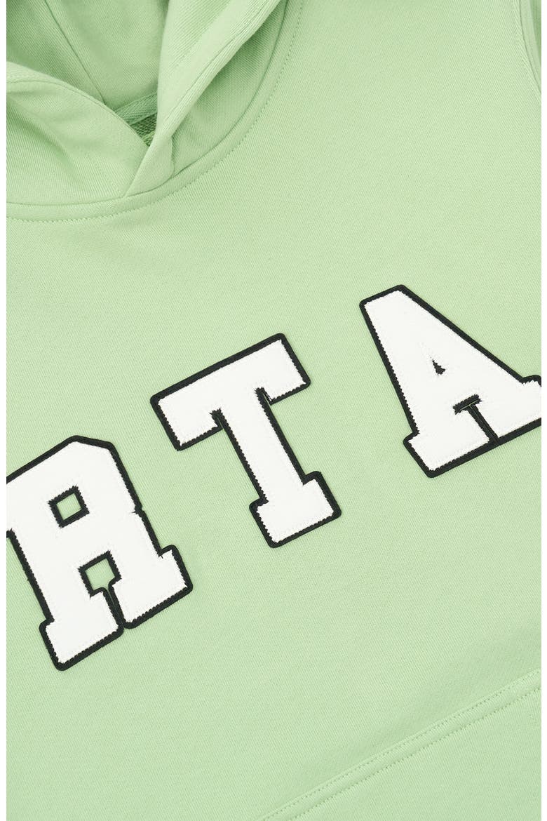 Kids' Eden Collegiate Logo French Terry Hoodie, Alternate, color, GREEN COLLEGIATE