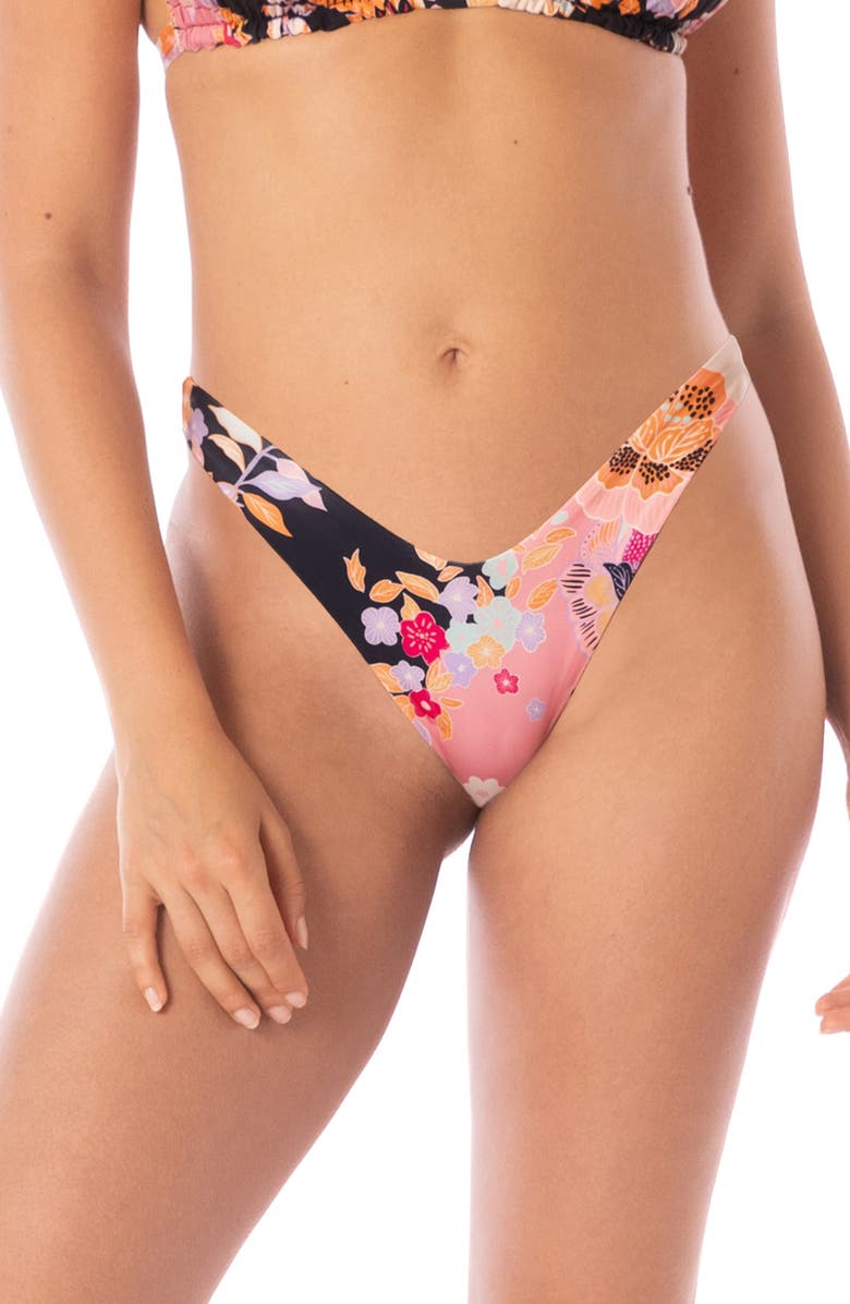Maaji Splendour Reversible Bikini Bottoms, Main, color, 