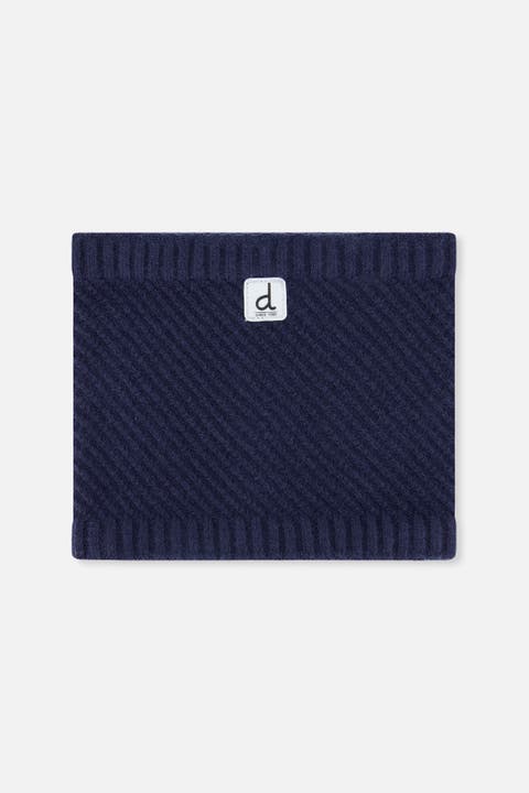 Fleece-Lined Knit Neckwarmer