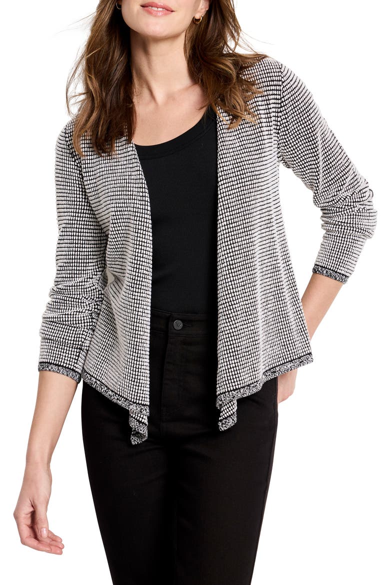 Pixel 4-Way Cotton Blend Convertible Cardigan, Main, color, CREAM MULTI