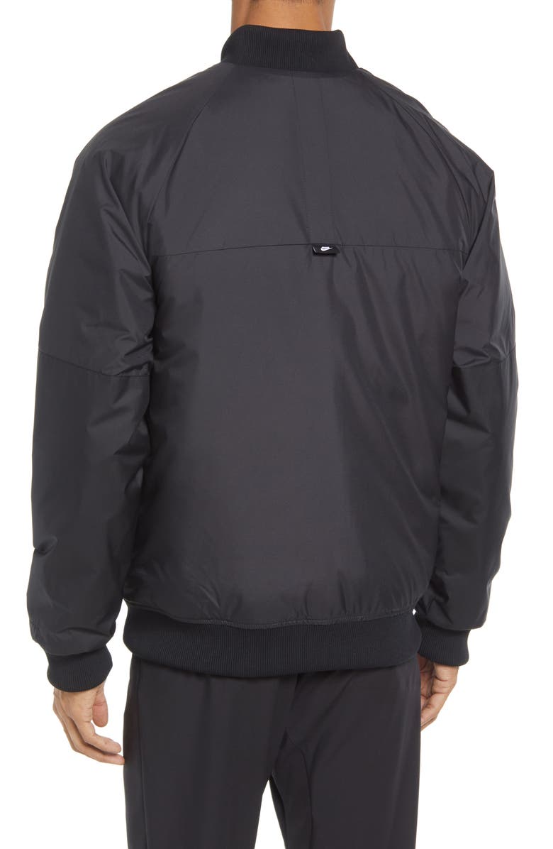 Nike Therma-FIT Legacy Reversible Water Repellent Bomber Jacket, Alternate, color, 