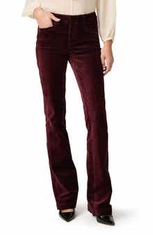 PAIGE Laurel Canyon High Waist Bootcut Velvet Pants