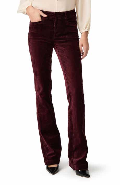 PAIGE Laurel Canyon High Waist Bootcut Velvet Pants