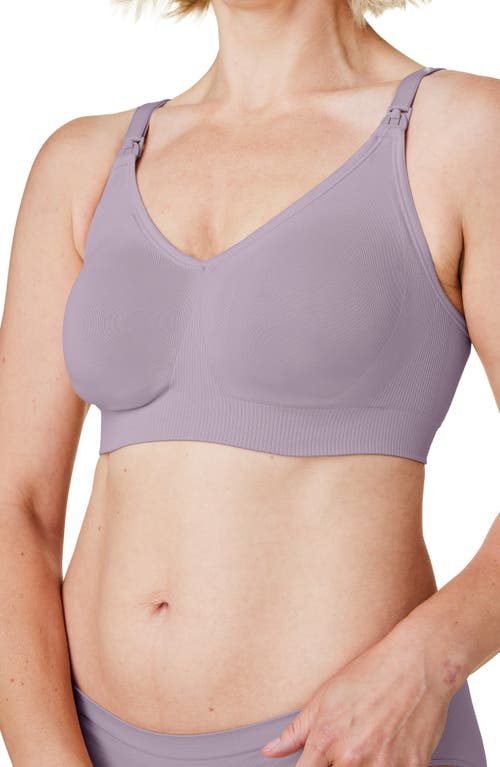 Bravado Designs Body Silk Seamless Recycled Nylon Blend Wireless Maternity/Nursing Bra in Grey Orchid  product