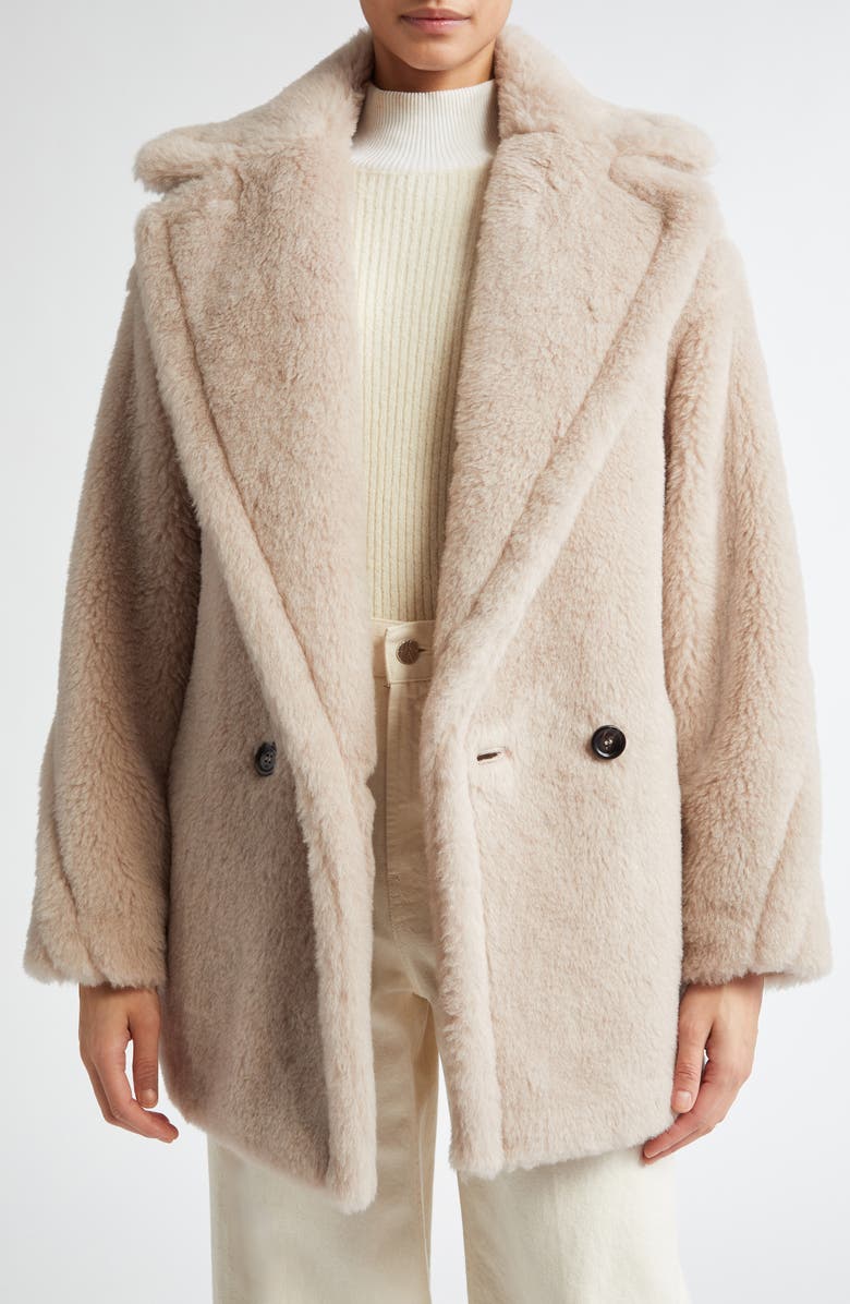 Max Mara Olga Teddy Short Coat, Main, color, 