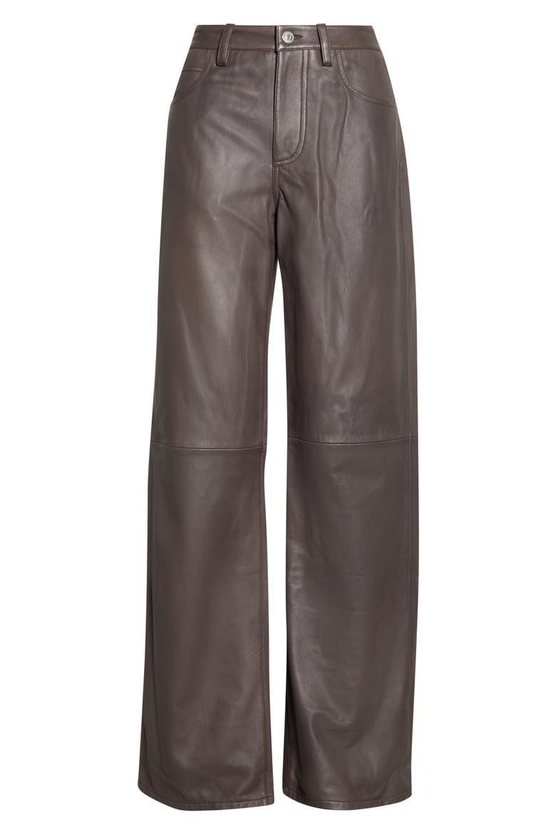 Gus Leather Pants, Main, color, EARTH
