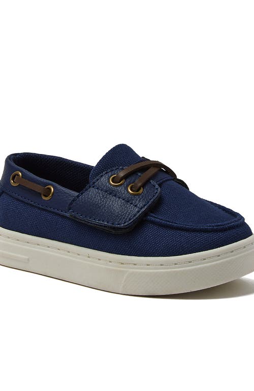 Lands' End Toddlers Canvas Easy On Boat Shoes In Blue