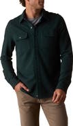 The Normal Brand Textured Knit Long Sleeve Button-Up Shirt