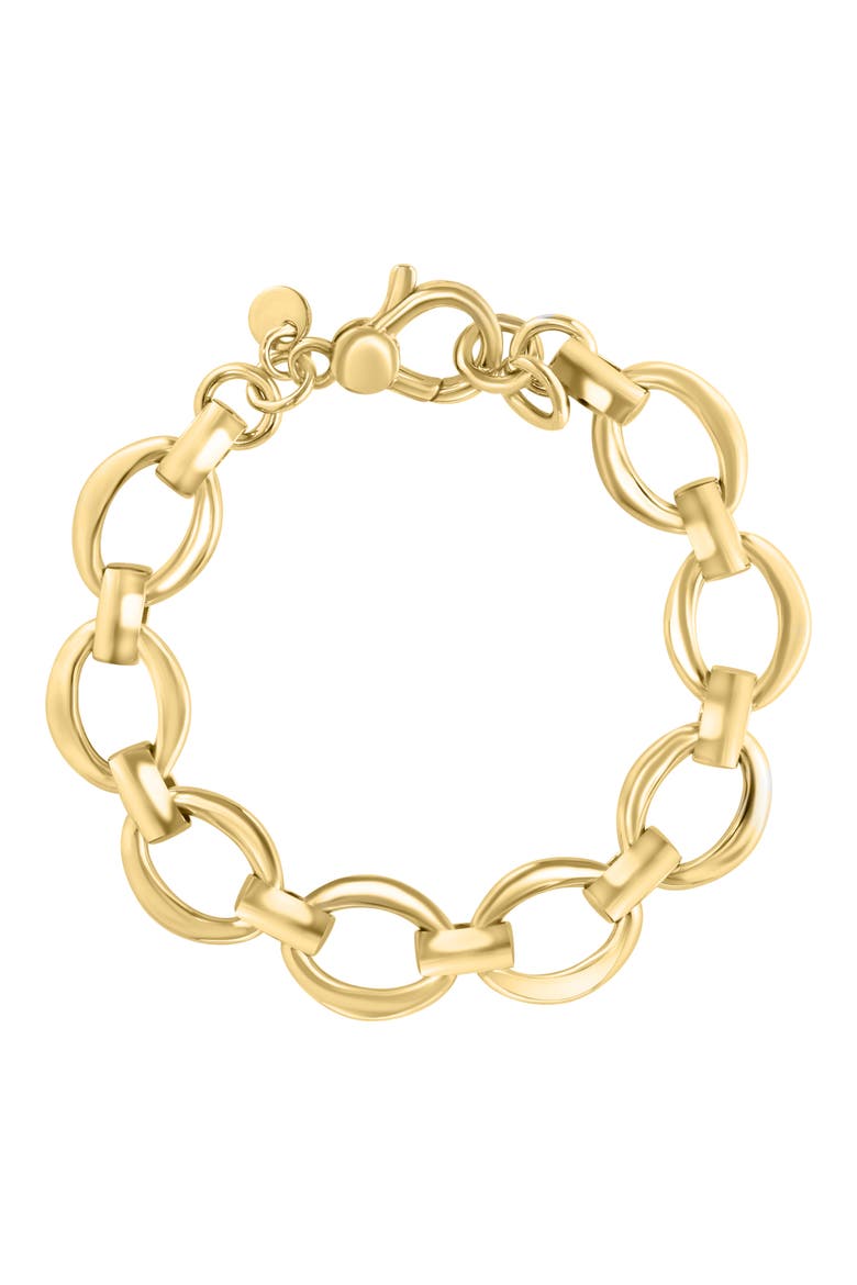 Oval Chain Bracelet, Main, color, GOLD