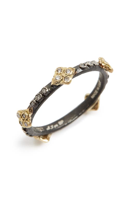 Armenta Old World Crivelli Diamond Stack Ring