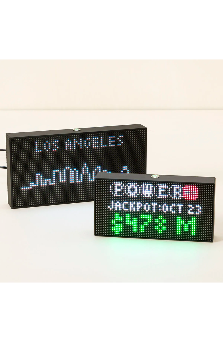 Uncommon Goods Personalized Home LED Ticker by GLANCE LED, Main, color, Multi