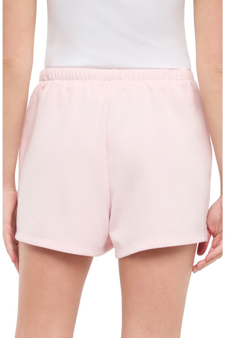 Alex Fleece Drawstring Shorts, Alternate, color, PALE LILAC