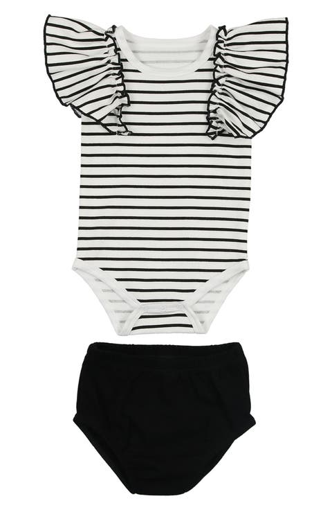 Flutter Sleeve Bodysuit & Bloomers Set (Baby)