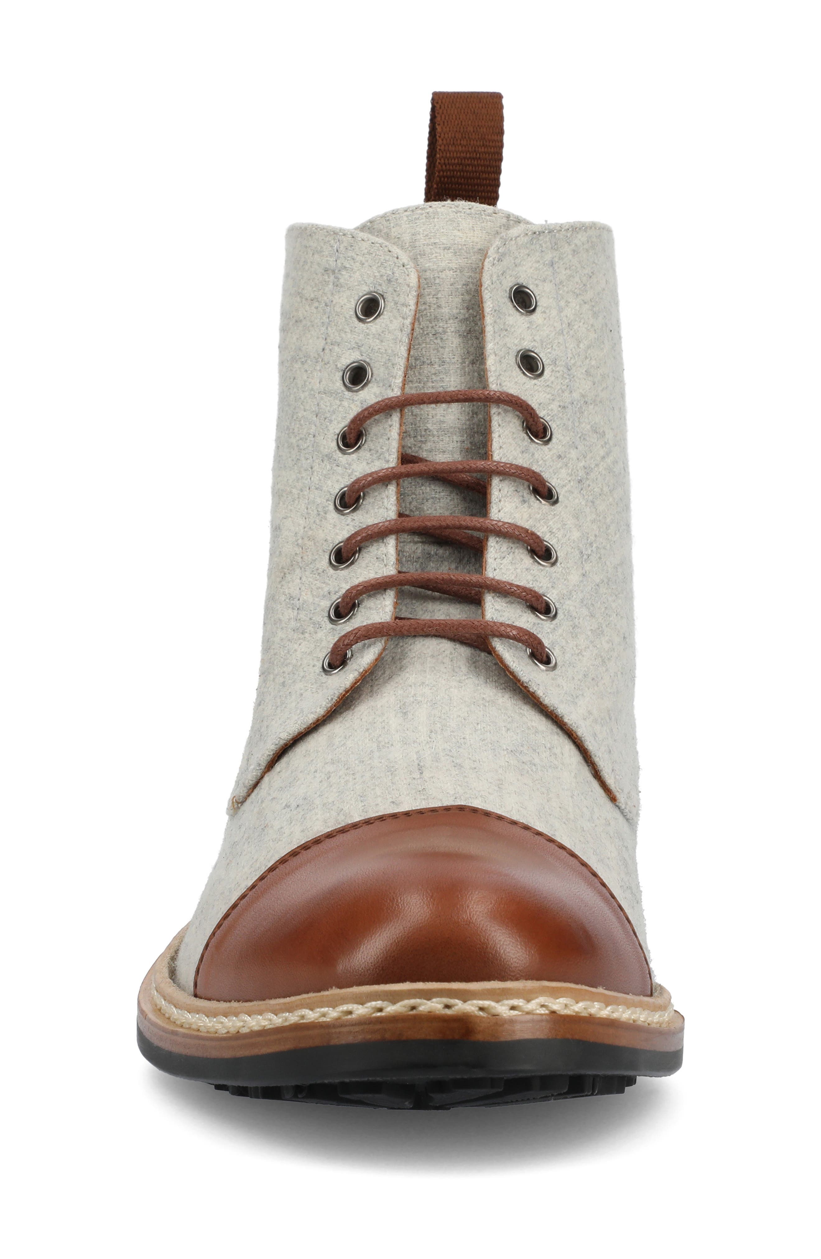 TAFT The Jack Cap Toe Boot, Alternate, color, Avalanche