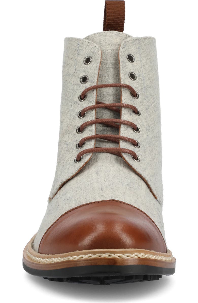 TAFT The Jack Cap Toe Boot, Alternate, color, Avalanche