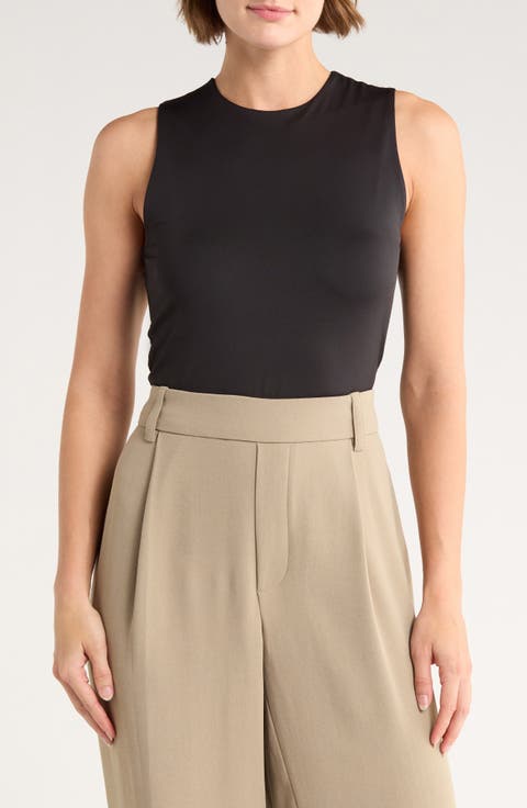 Sleeveless Shell Top